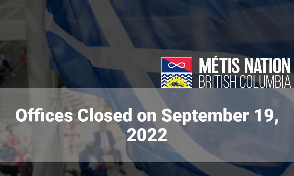 Flyer announcing Offices Closed on September 19, 2022